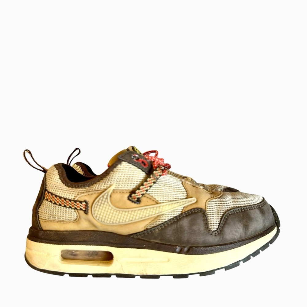 Size 2.5 (PS) - Nike Air Max 1 x Travis Scott Baroque Low Baroque Brown Cactus J
